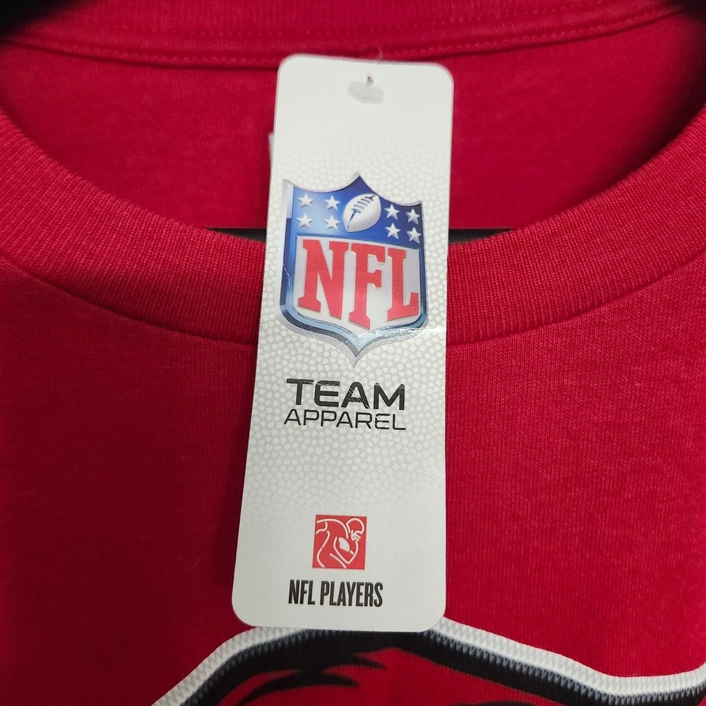 Tampa Bay Buccaneers NFL Team Apparel Josh Freeman 5 Red Jersey T-Shirt 2XL - Picture 6 of 7